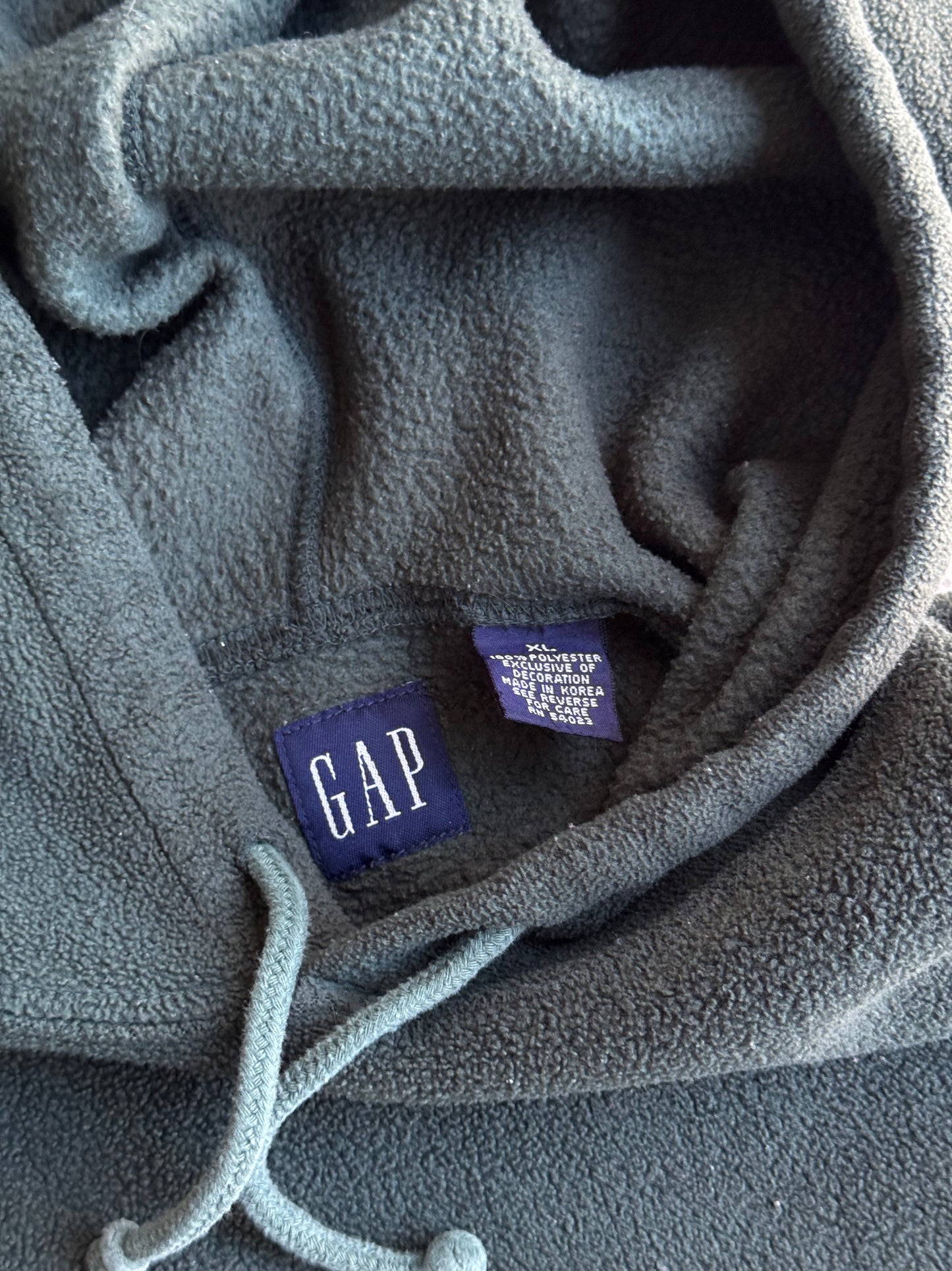 Vintage 90s Gap Fleece Hoodie - XL