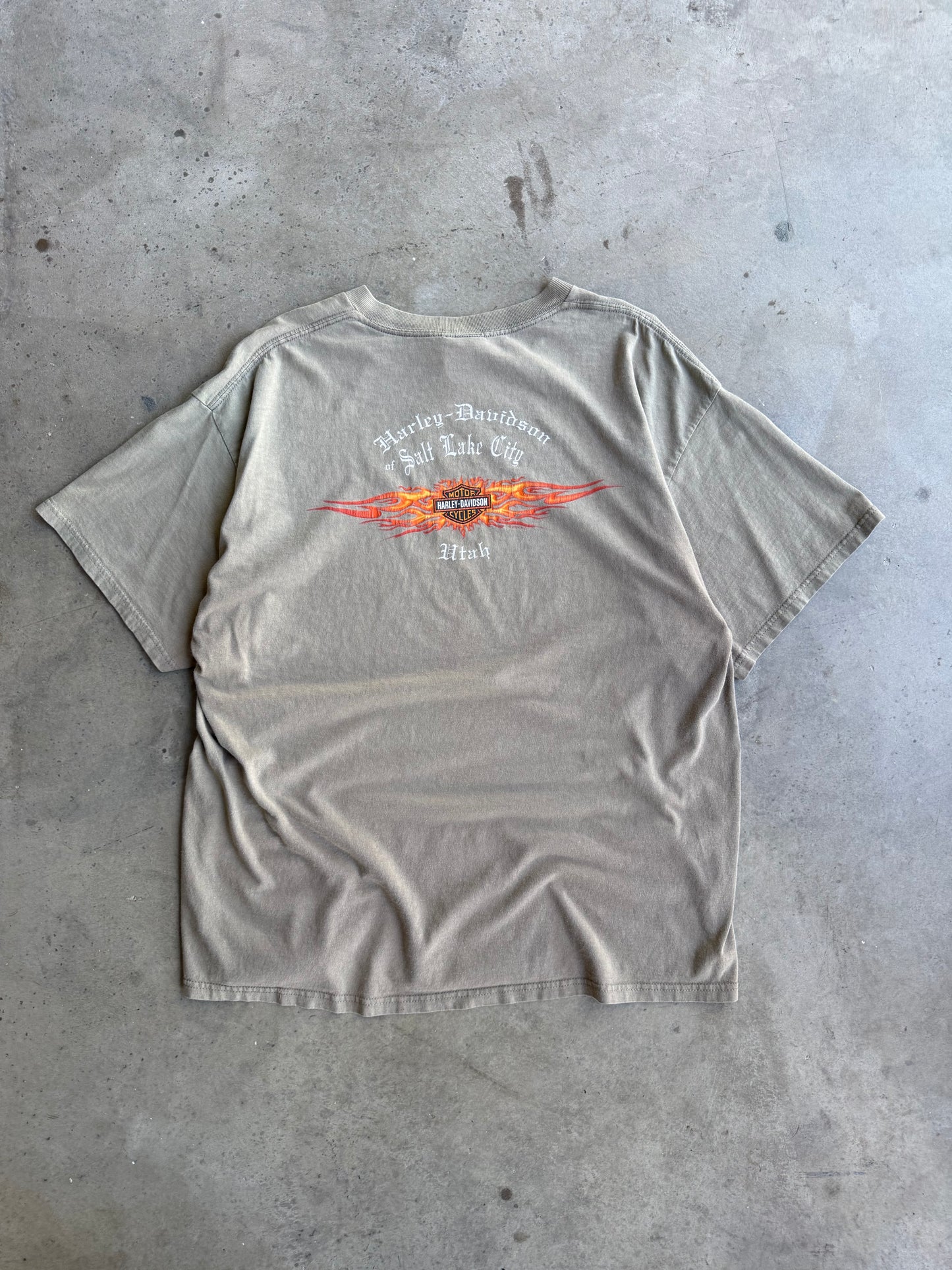 Vintage Harley Davidson Salt Lake City Utah Tee - XL