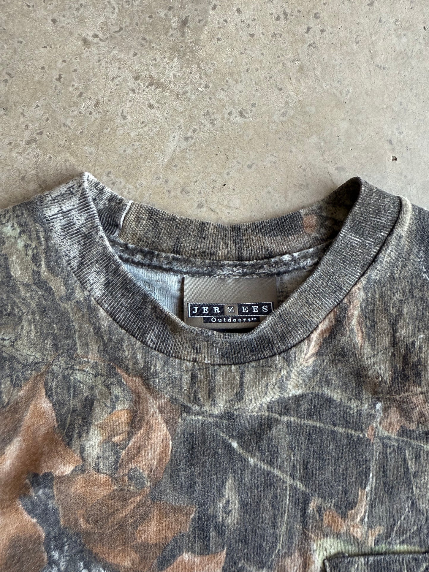 6 Vintage Camo Pocket Tee - XL