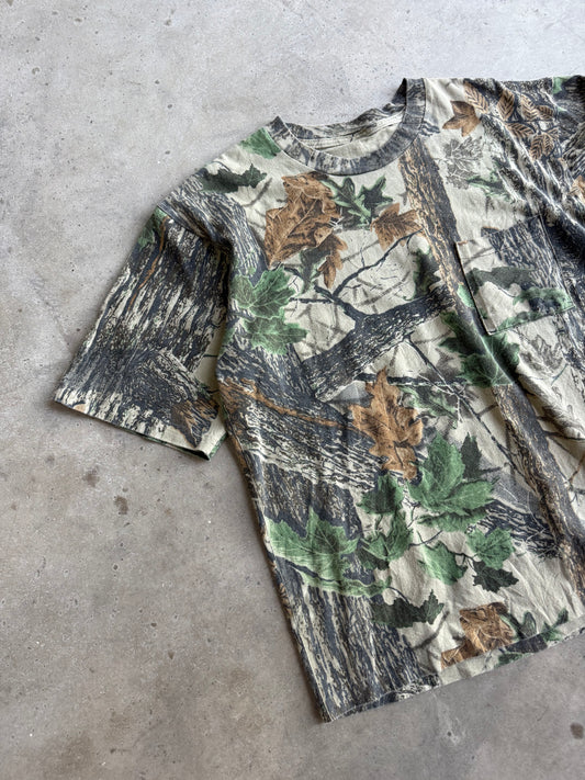 8 Vintage Camo Pocket Tee - XL