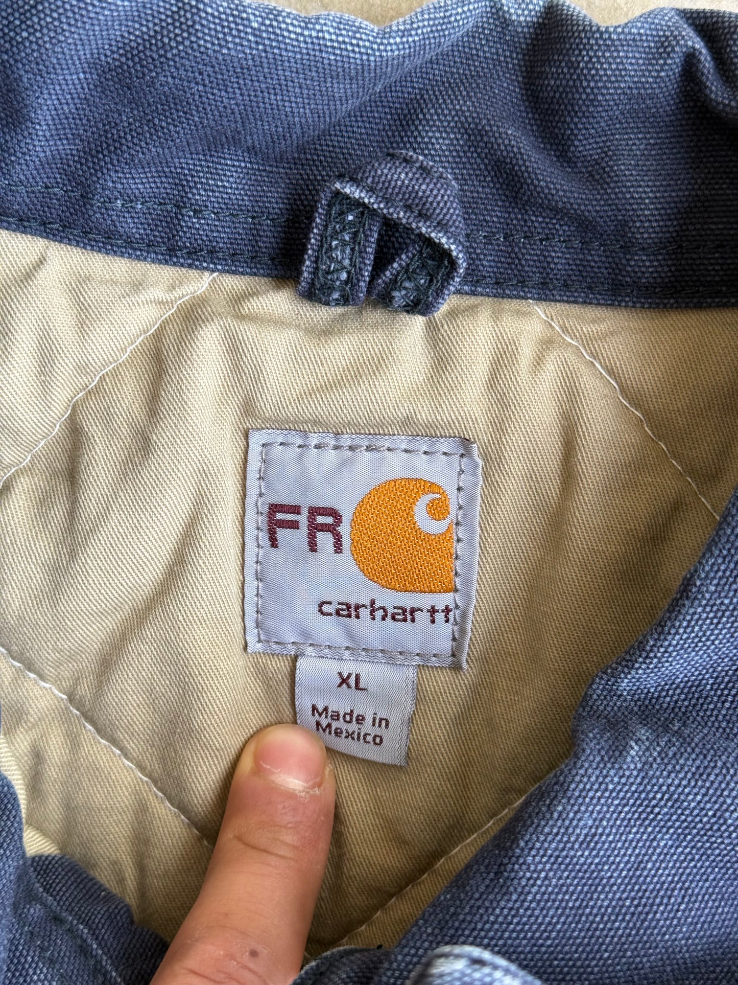 Vintage Faded Blue Santa Fe Carhartt Jacket - XL