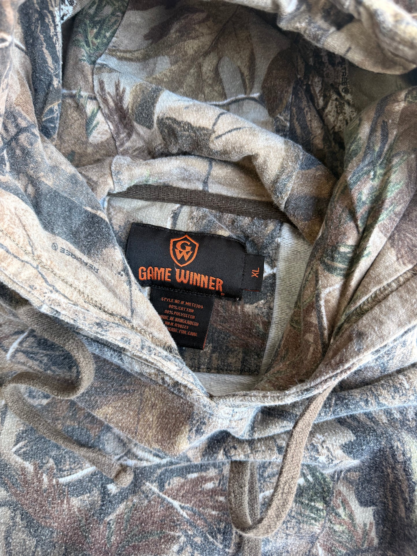 21 Vintage Camo Hoodie - XL