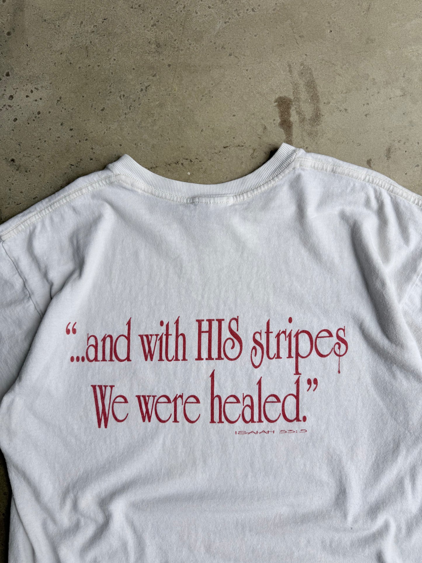 Vintage Before You Turn Your Back On Jesus Tee - L