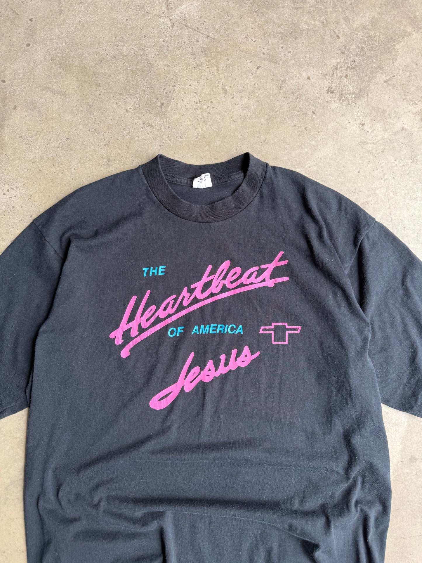 Vintage The Heartbeat Of America Tee - L