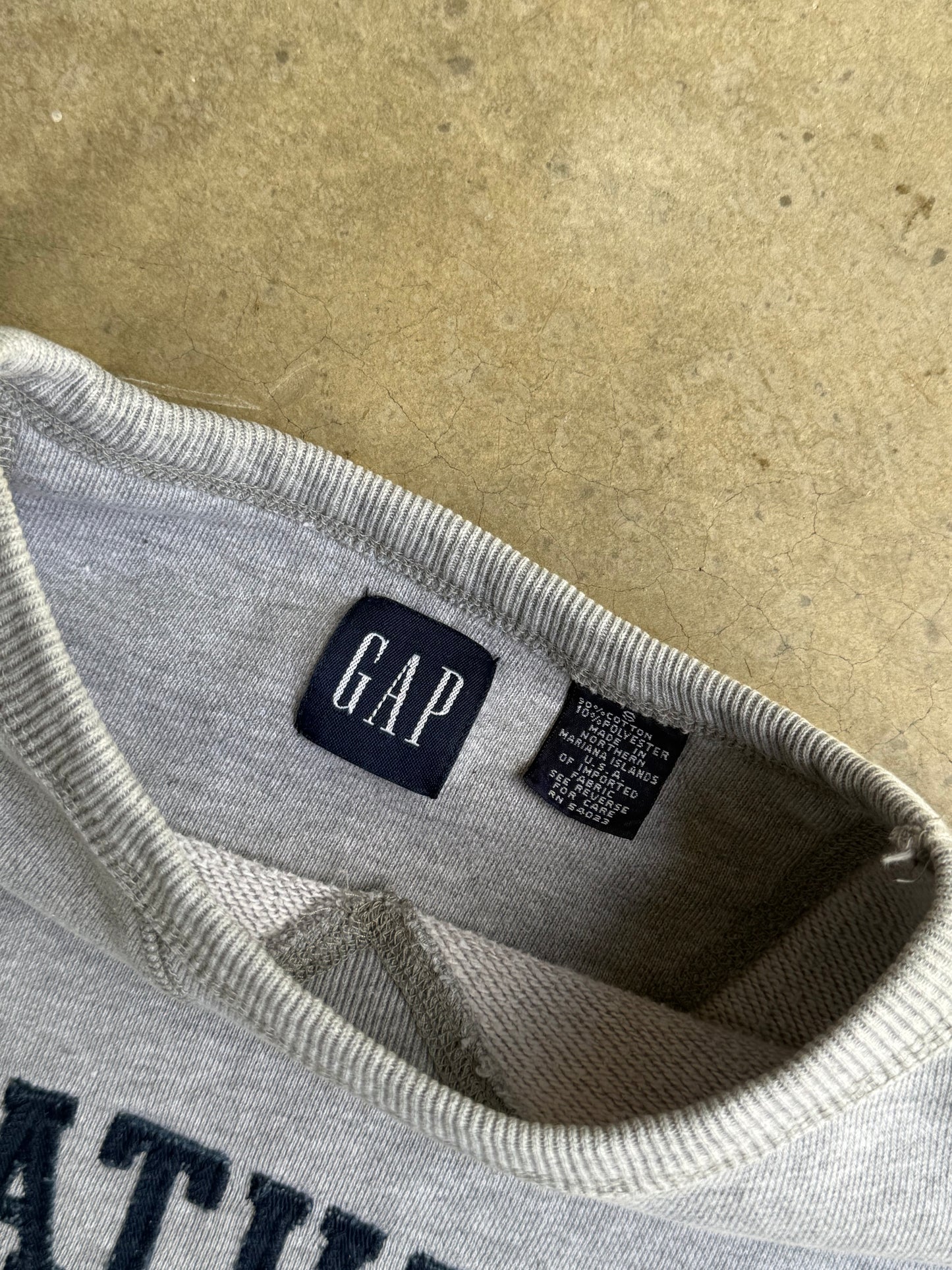 Vintage Gap Athletic Crew Tee - S