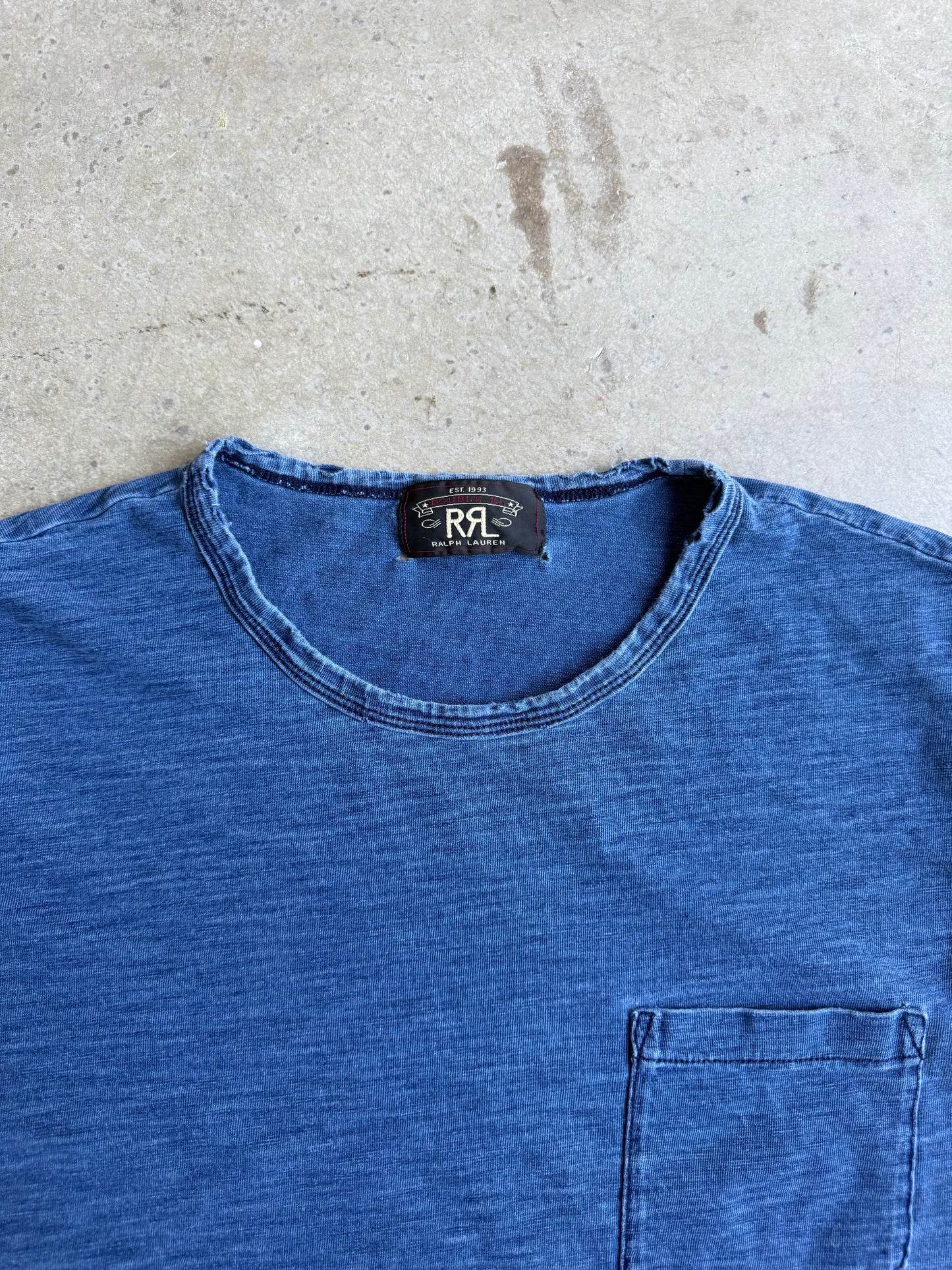Vintage RRL Polo Ralph Lauren Pocket Tee - L