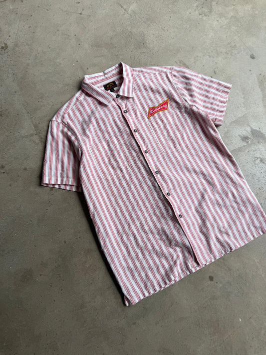 Vintage Billabong Pink Button Down Tee - S