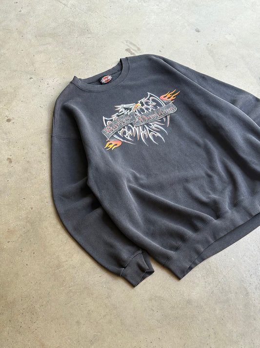 Vintage 90s Harley Davidson Crewnekck - XL