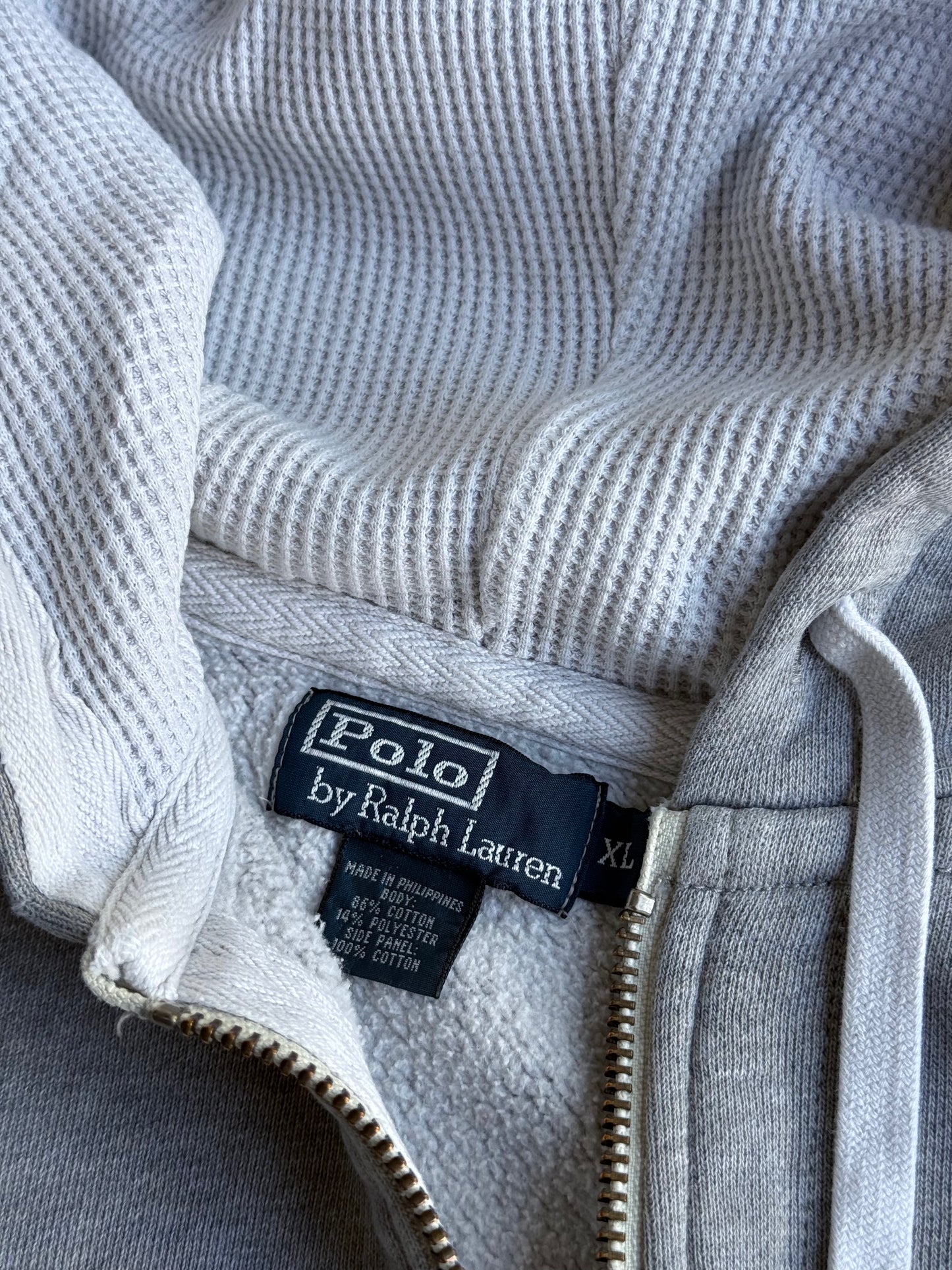 Vintage Polo Ralph Lauren Zip Up Hoodie - XL