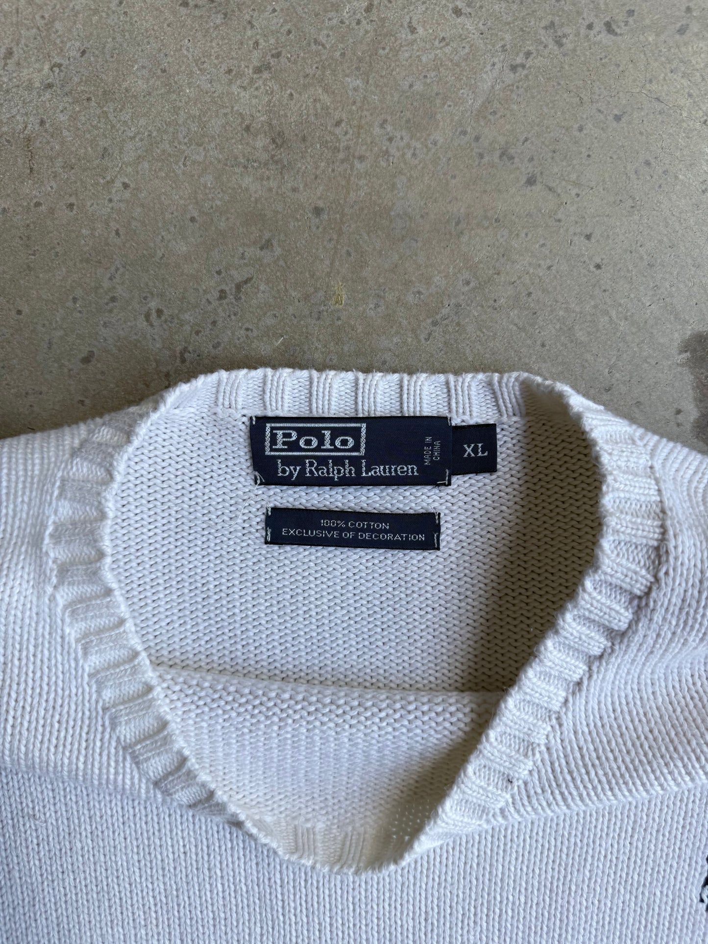 Vintage Polo Ralph Lauren Knited Sweater - XL