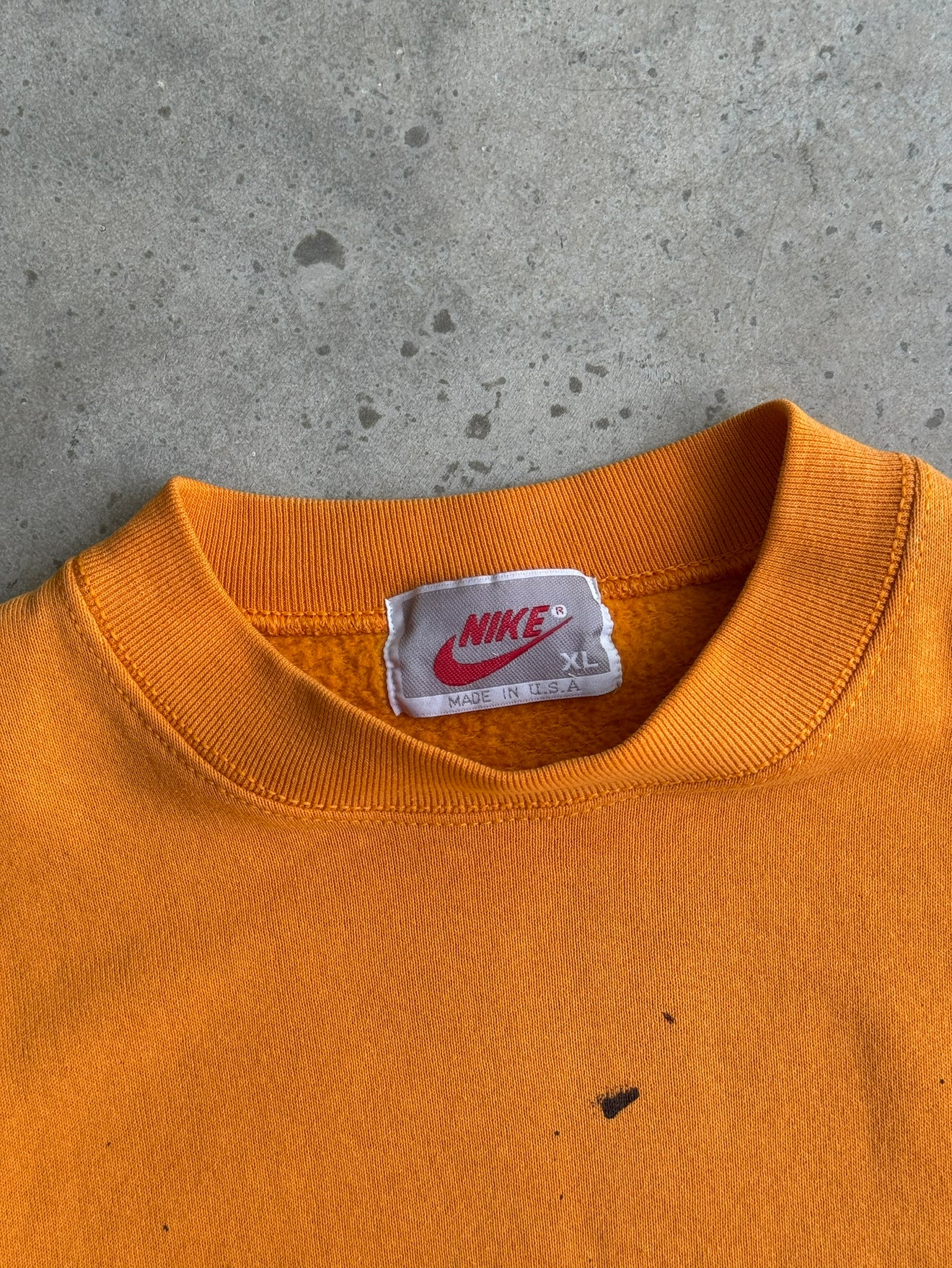 Vintage 90s Paint Splattered Nike Crew - XL