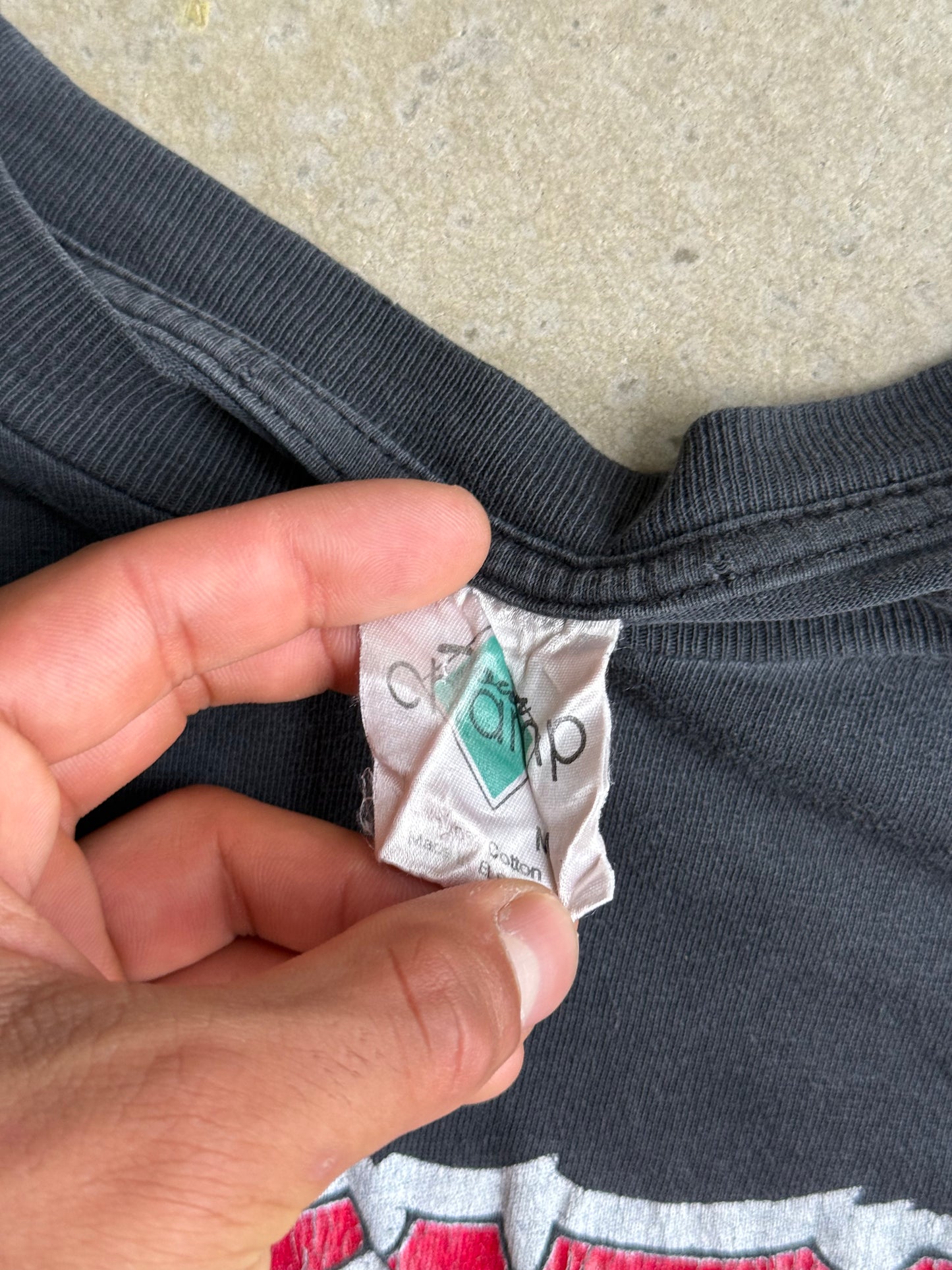 Vintage Faded Chicago Bulls Graphic Tee - M