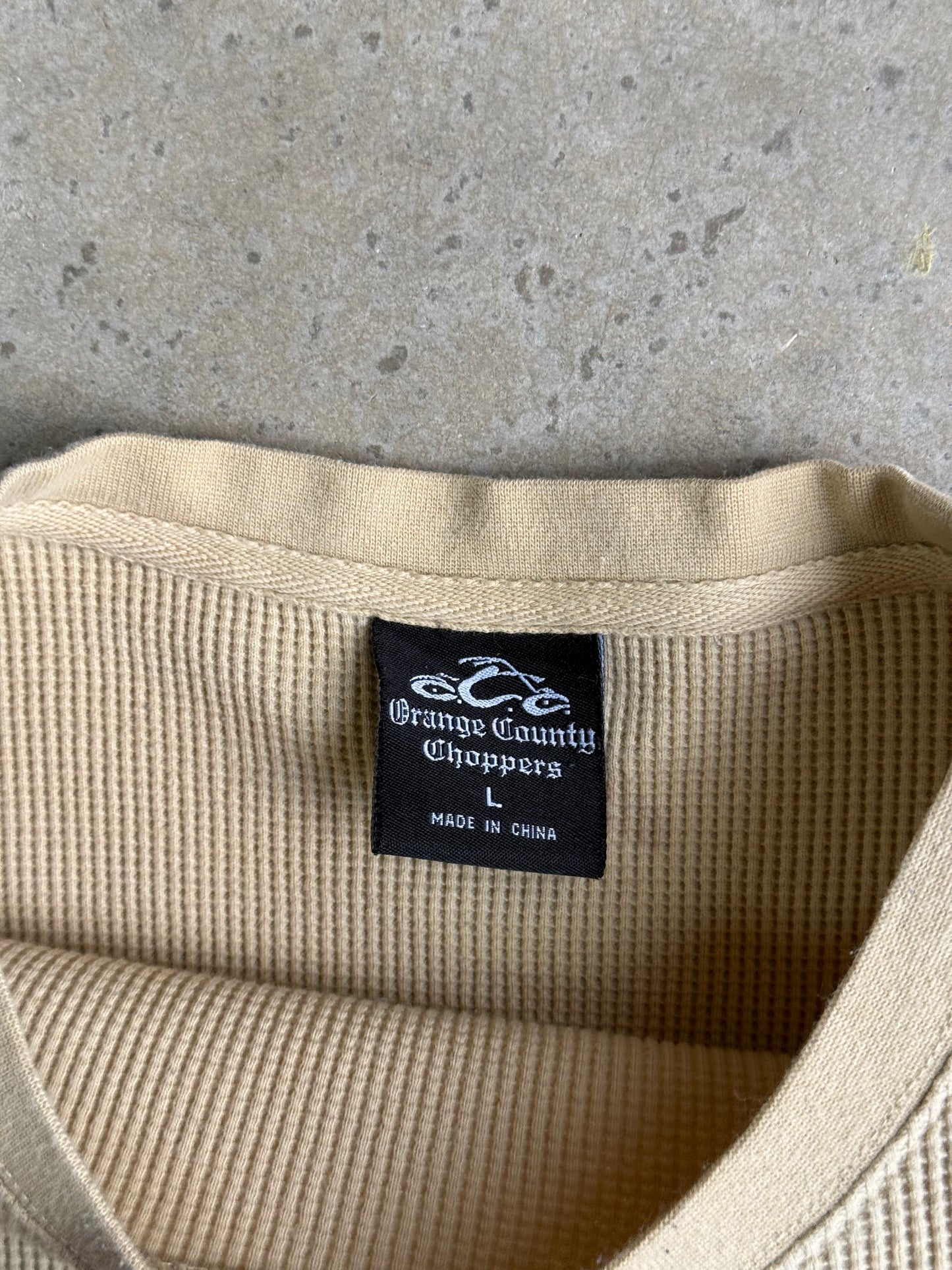 Vintage Occ thermal Long Sleeve Tee - S