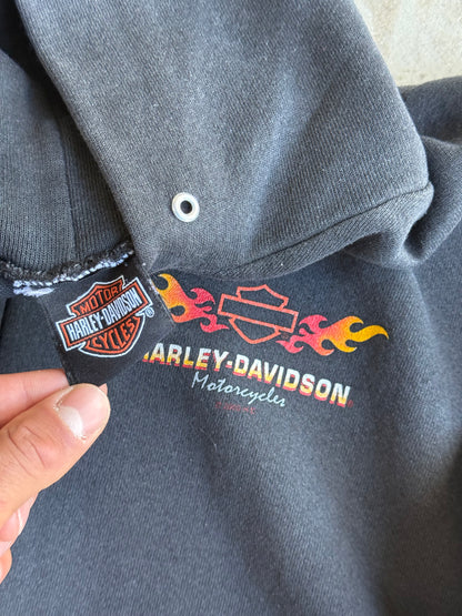 Vintage Harley Davidson San Antonio Flame Hoode - XL