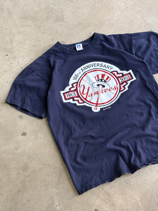 Vintage 100th AnniversaryYankees tee - M