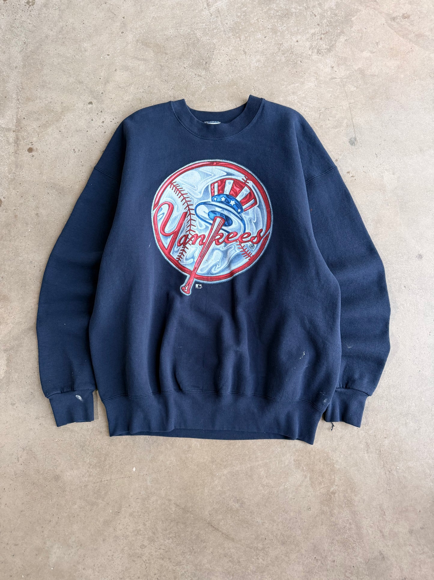 Vintage Yankees Logo Crew - XXL