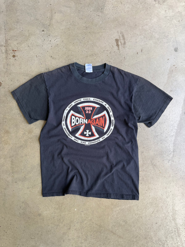 Vintage Skate Jesus Parody Tee - M
