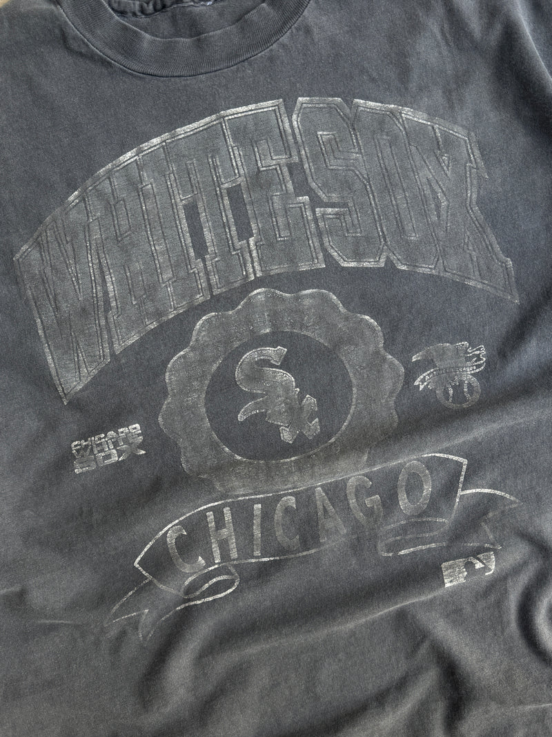 Vintage Faded/Distressed White Sox Tee - XL