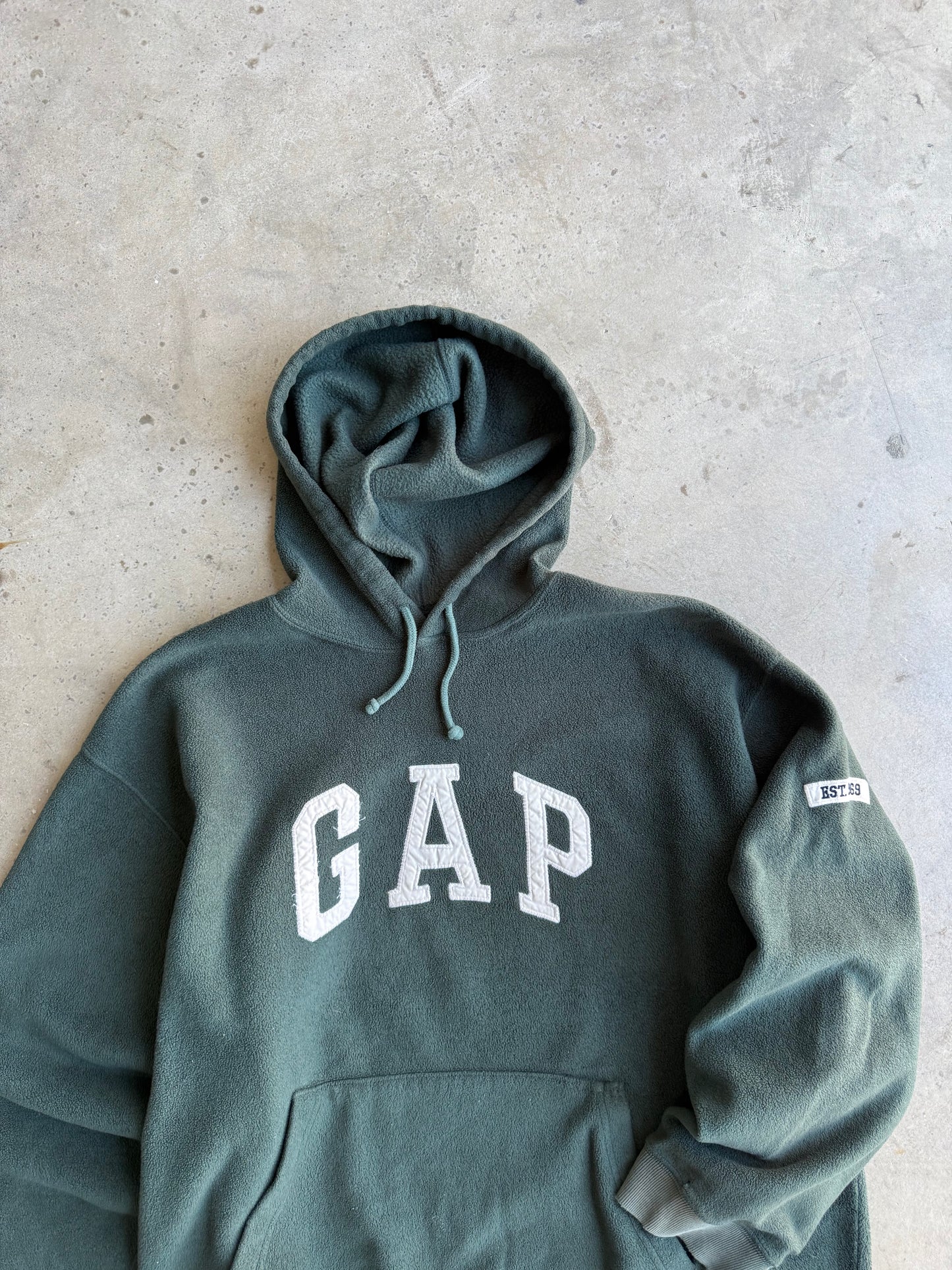 Vintage 90s Gap Fleece Hoodie - XL