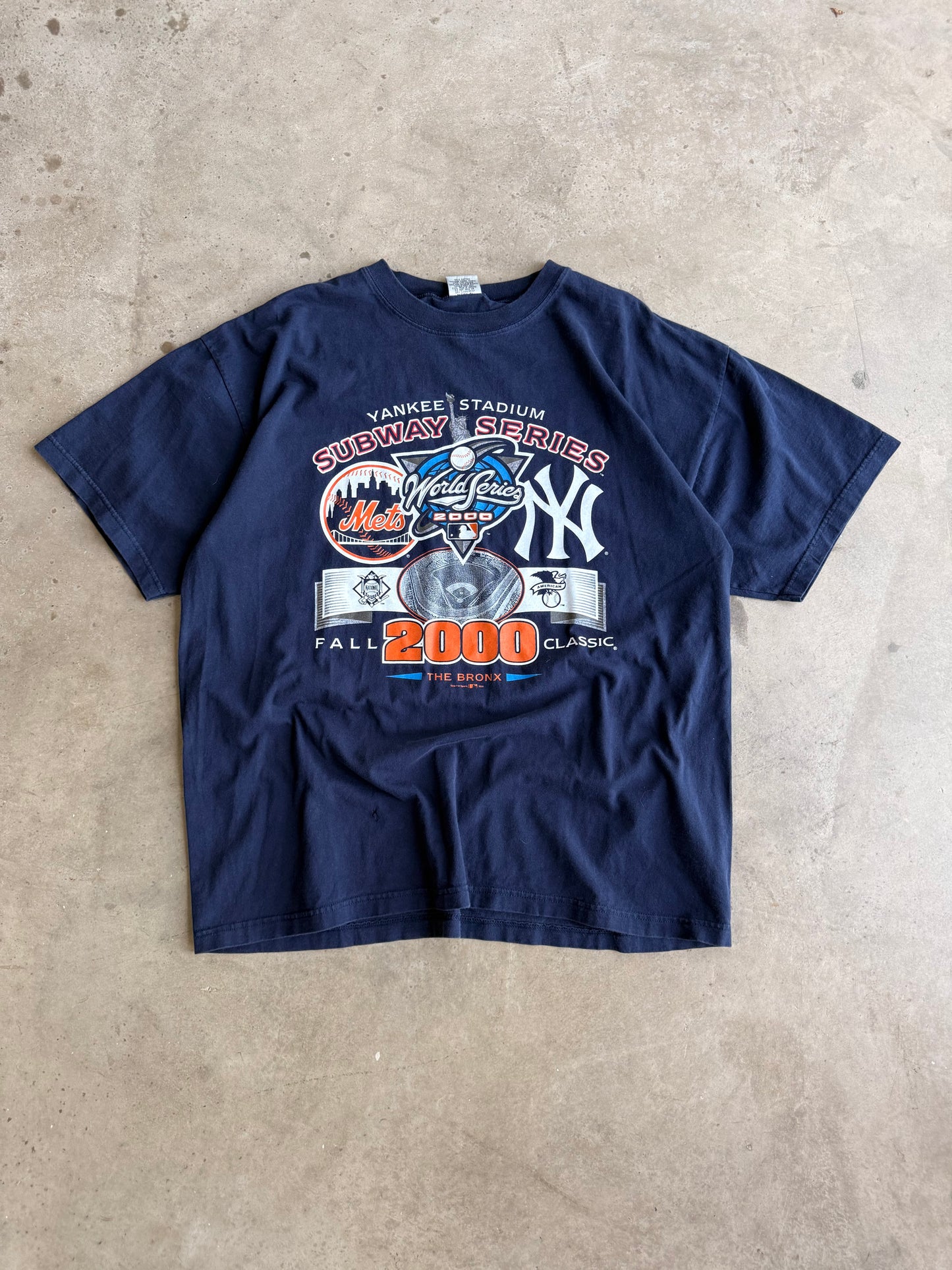 Vintage Mets x Yankees Subaway Series Tee - XL