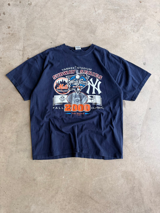 Vintage Mets x Yankees Subaway Series Tee - XL