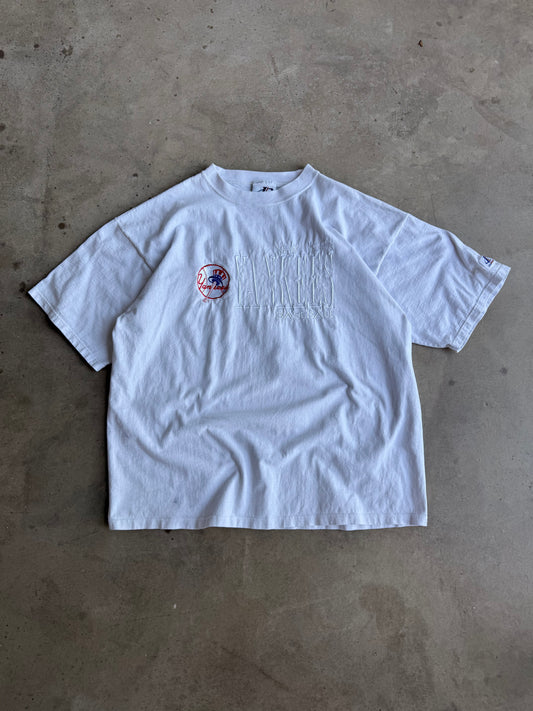 Vintage Yankees Embroidered Tee -