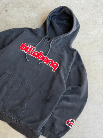 Vintage Faded & Distressed Billabing Hoodie -L