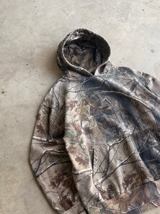 19 Vintage Camo Hoodie - XL