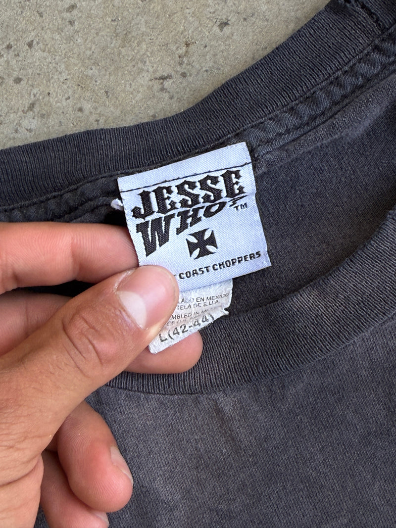 Vintage Faded West Coast Choppers Long Sleeve Tee - L