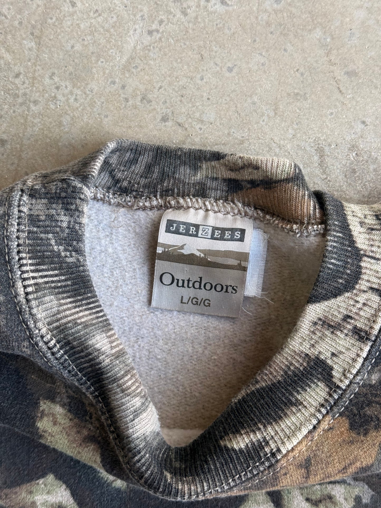 13 Vintage Camo Crew - L