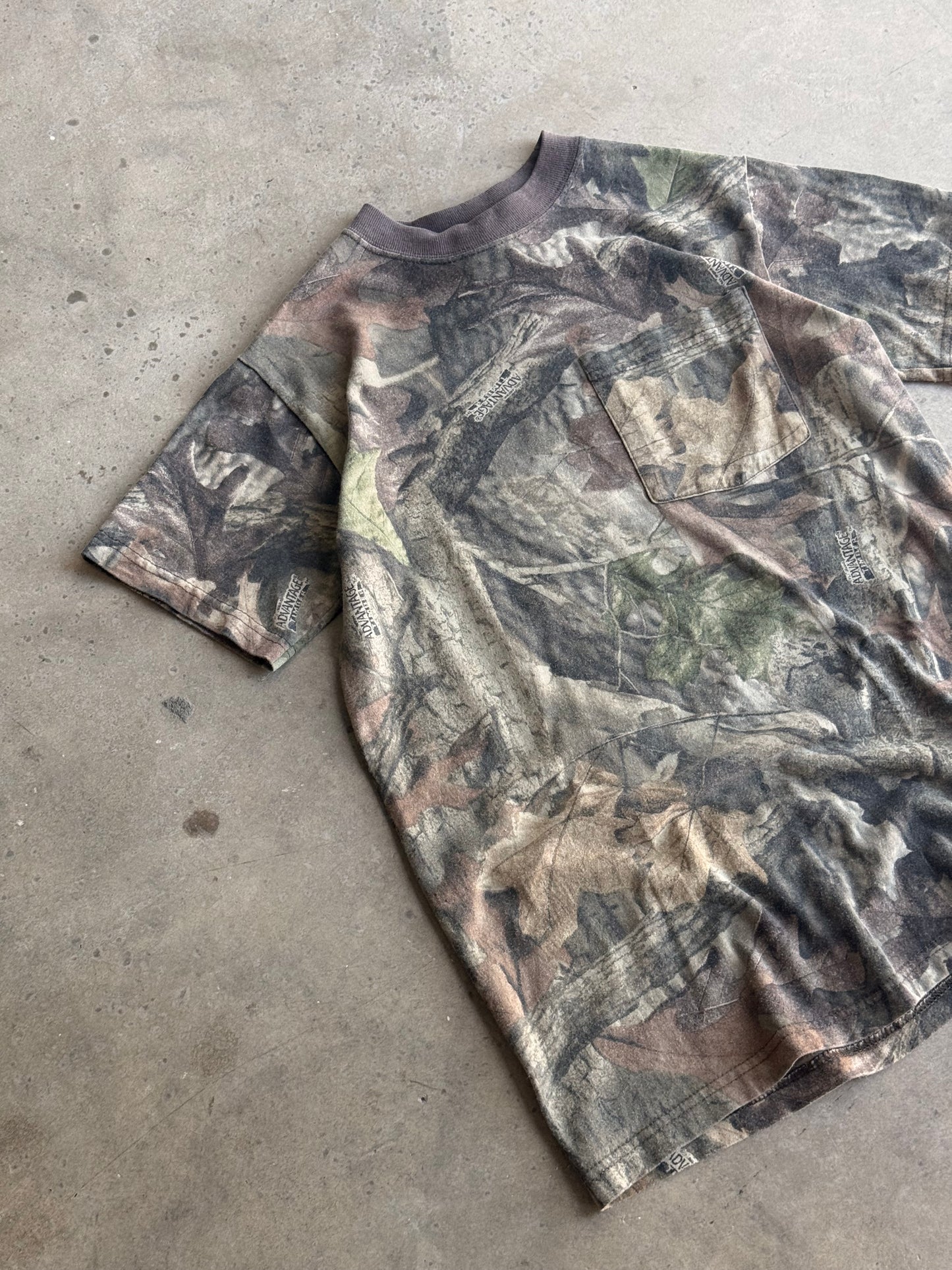 10 Vintage Camo Pocket Tee - S