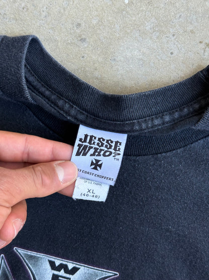 Vintage Purple West Coast Choppers Long Sleeve Tee - XL