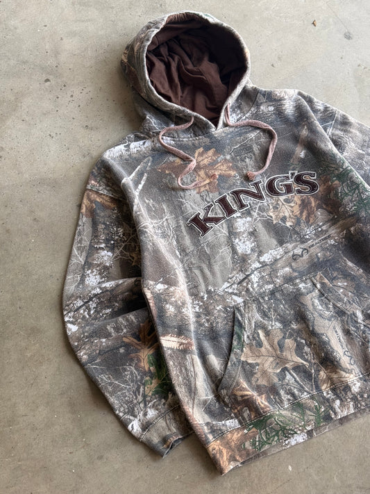 17 Vintage Kings Camo Hoodie - M
