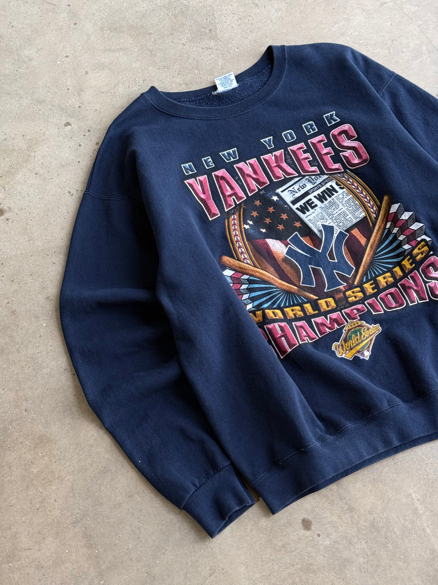 Vintage Yankees World Series Champs Crew - L