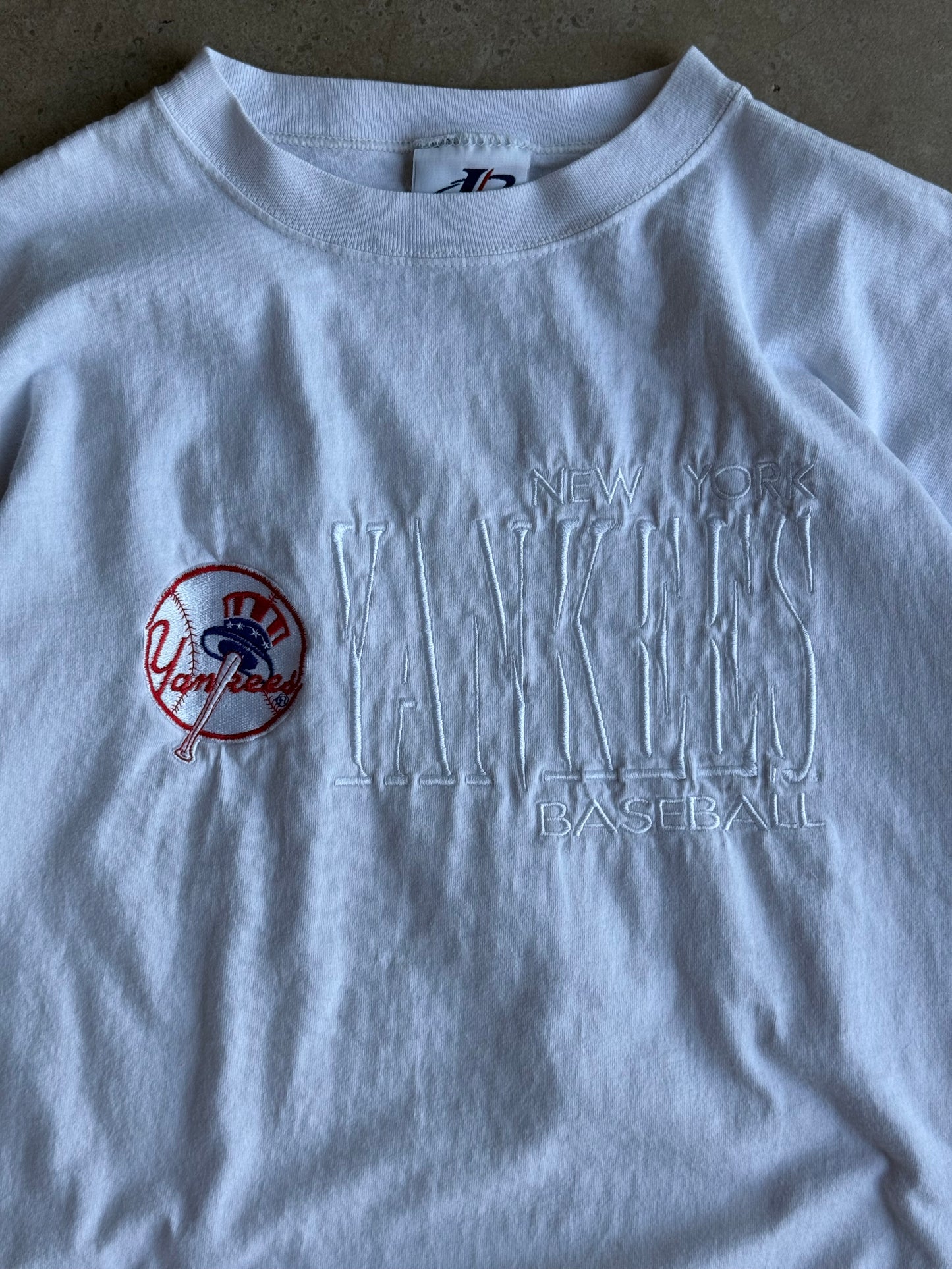 Vintage Yankees Embroidered Tee -