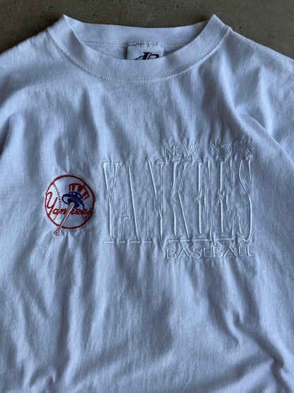 Vintage Yankees Embroidered Tee -
