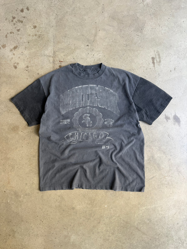 Vintage Faded/Distressed White Sox Tee - XL