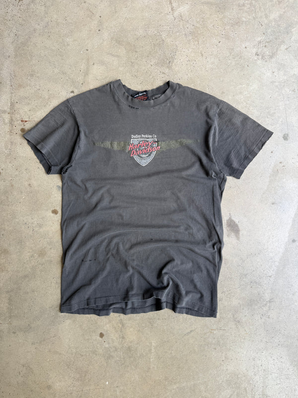 Vintage Trashed Harley Davidson Tee - M