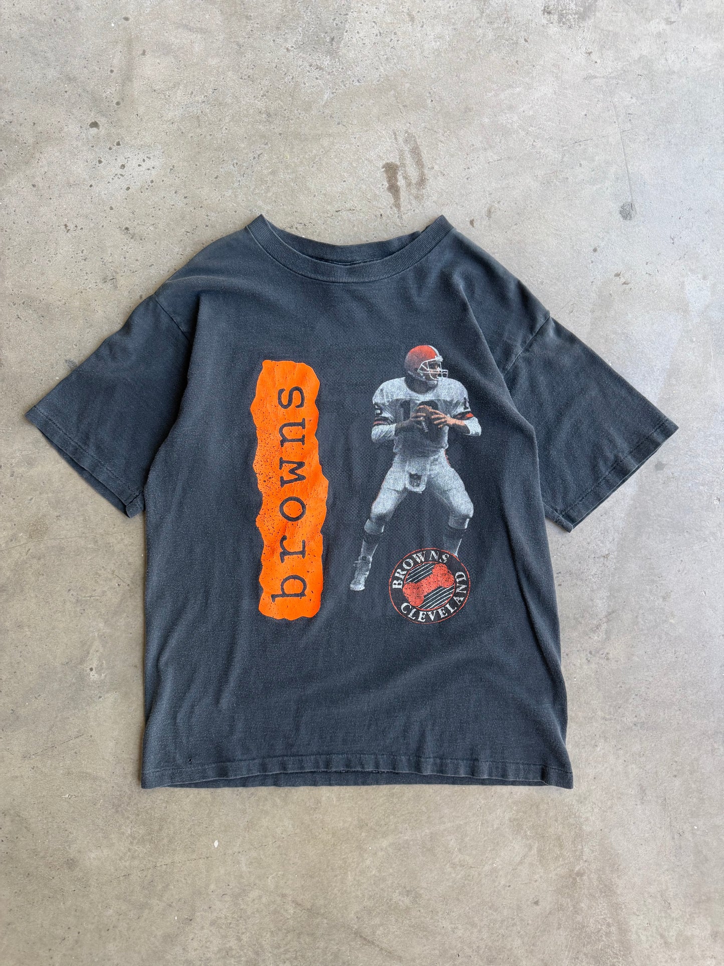 Vintage Faded Cleveland Browns tee - S