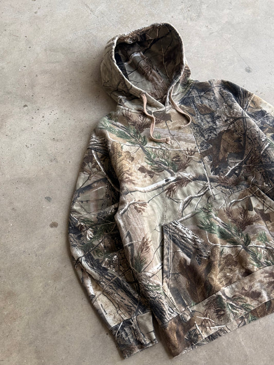 22 Vintage Camo Hoodie - M
