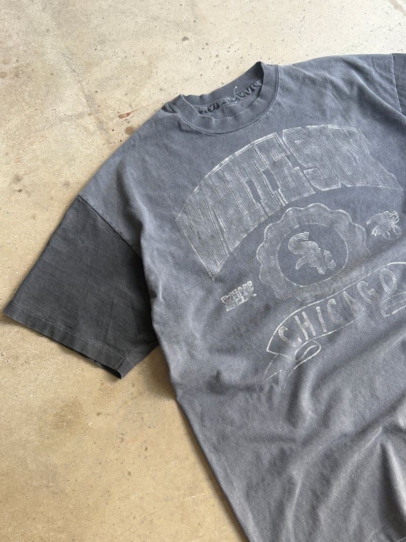 Vintage Faded/Distressed White Sox Tee - XL