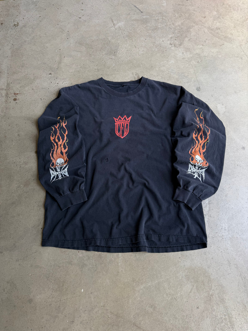 Vintage West Coast Choppers Flame Sleeve Tee - XL