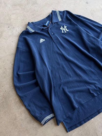 Vintage Adidas NY Polo Tee - XL