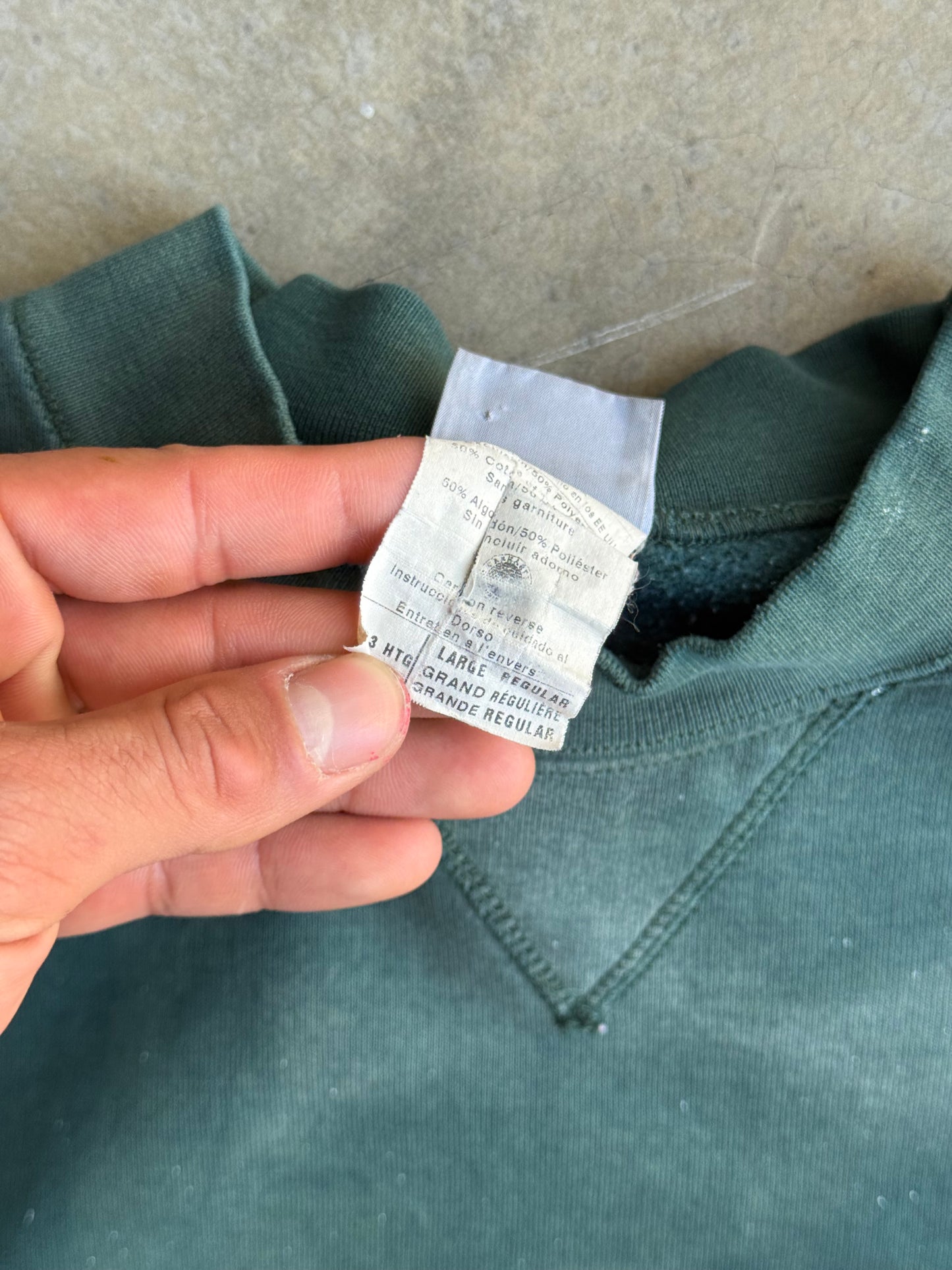 Vintage Faded and Distressed Carhartt Crew - L