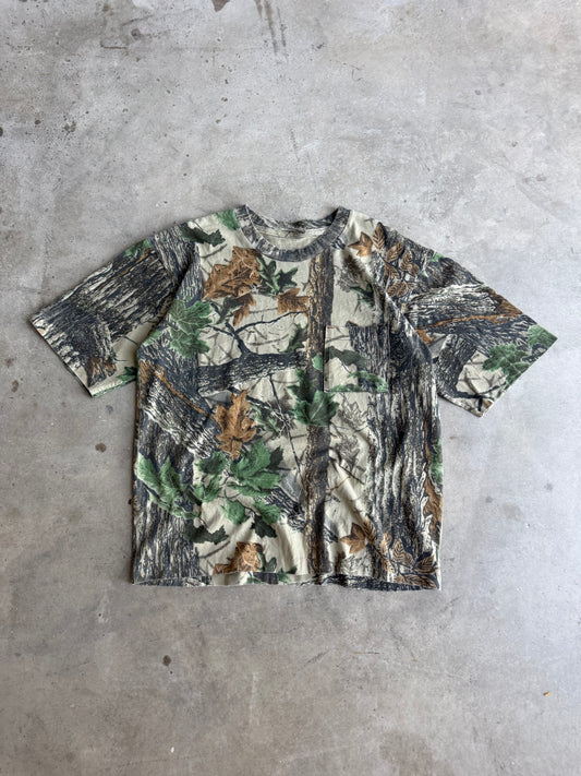 8 Vintage Camo Pocket Tee - XL