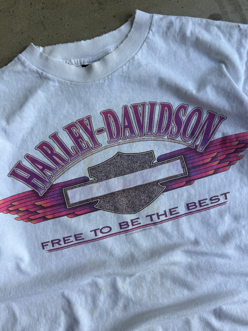 Vintage Harley Davidson Purple Tee - M