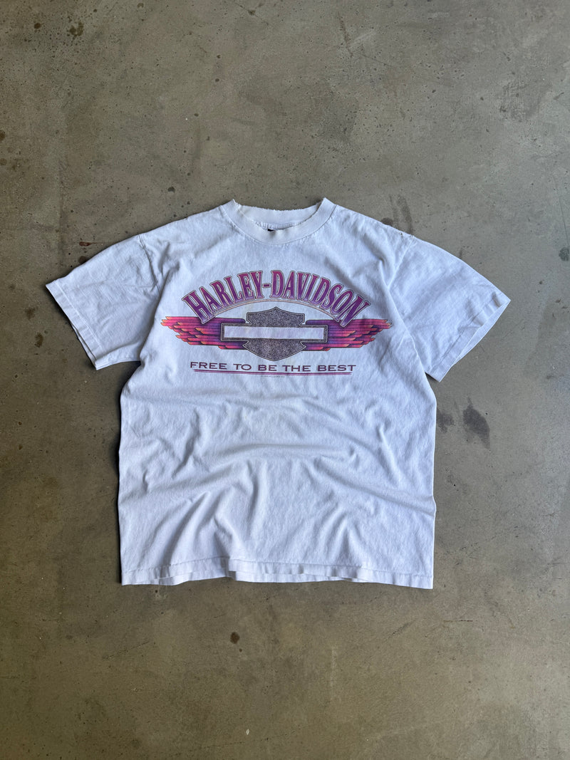 Vintage Harley Davidson Purple Tee - M