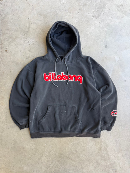 Vintage Faded & Distressed Billabing Hoodie -L