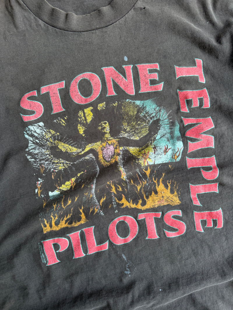 Vintage Faded/Distressed Stone Temple Pilots Tee - L