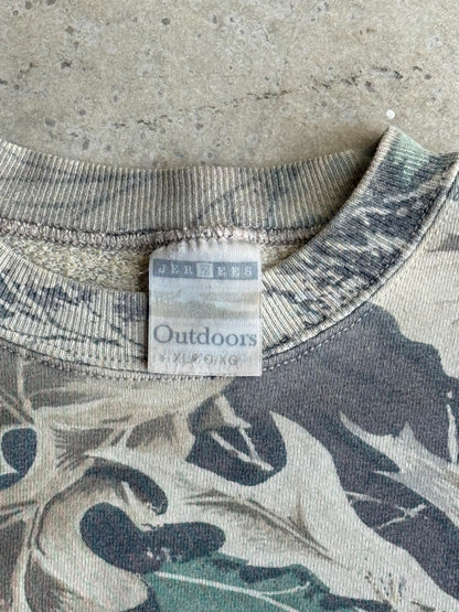 Vintage Real Tree Camo Crew - L